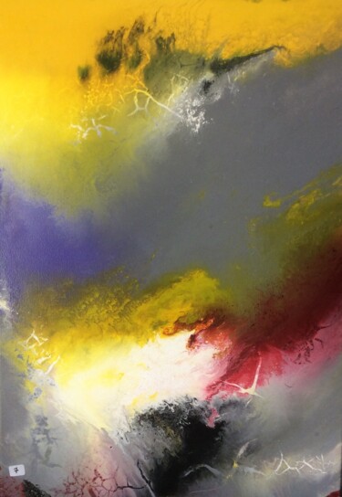 Peinture intitulée "Lumiere" par Any, Œuvre d'art originale, Acrylique