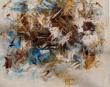 Ragueneau Peinture intitulée "Ragueneau" par Nicole Caron, Œuvre d'art originale, Huile Monté sur Châssis en bois