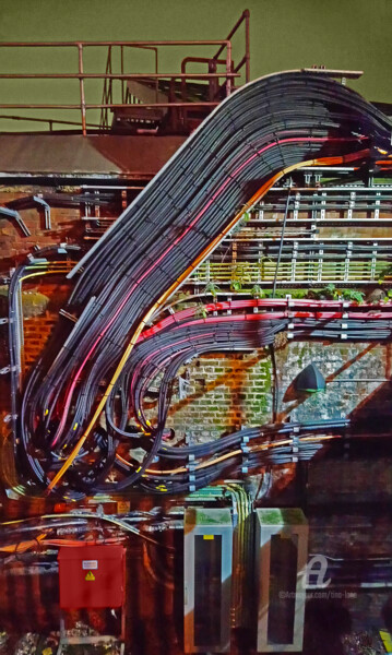 Fotografie mit dem Titel "London Underground…" von Tina Lane, Original-Kunstwerk, Manipulierte Fotografie