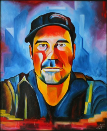 "Aislan" başlıklı Tablo Ks Green tarafından, Orijinal sanat, Petrol Ahşap panel üzerine monte edilmiş