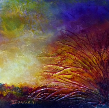 Peinture intitulée "Désirable" par Florence V. Henric, Œuvre d'art originale, Huile Monté sur Panneau de bois