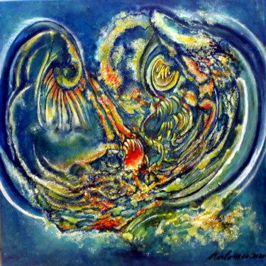 Peinture intitulée "My Corona virus sto…" par Marianne Charlotte Mylonas-Svikovsky (Marlo), Œuvre d'art originale, Acrylique
