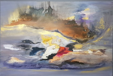 제목이 "sea and sky"인 미술작품 Adel Barnat로, 원작, 아크릴
