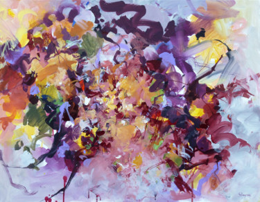 Painting titled "Twilight" by Thomas Steyer, Original Artwork, Acrylic