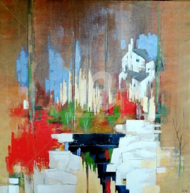 Peinture intitulée "Stangalard 4" par James Burgevin, Œuvre d'art originale, Acrylique