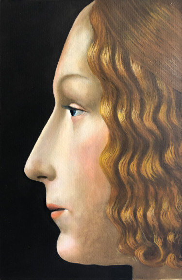 Peinture intitulée "Comme un Astre (ins…" par Ruy, Jean Bardot, Œuvre d'art originale, Huile