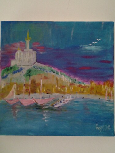 Painting titled "Bonne Mère" by Rynne, Original Artwork, Acrylic