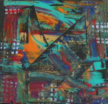 Peinture intitulée "Un dimanche au Séné…" par Lénon B, Œuvre d'art originale, Acrylique Monté sur Châssis en bois