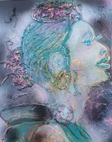 (intern.womensday)Ladies night" a lá Kool and the gang!!! 绘画 标题为“(intern.womensday)L…” 由Ursula Gnech, 原创艺术品, 丙烯