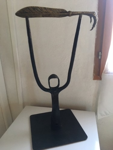 Sculpture intitulée "SMS" par Castor, Œuvre d'art originale, Métaux