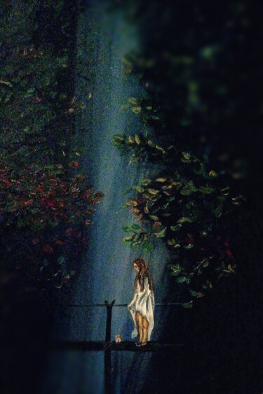 绘画 标题为“The Forest” 由Constanta Pusca, 原创艺术品, 油