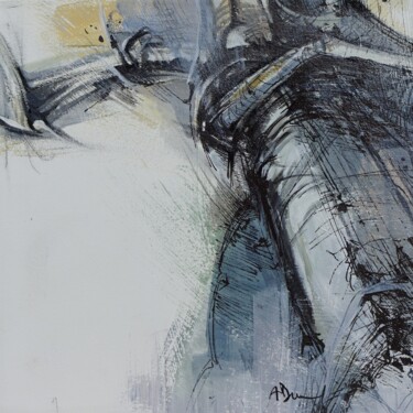 Peinture intitulée "Enlaçés" par Alain Durand, Œuvre d'art originale, Acrylique
