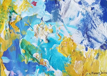 Peinture intitulée "PEINTURE ABSTRAITE…" par Danielle Alarcon Dalvin, Œuvre d'art originale, Acrylique