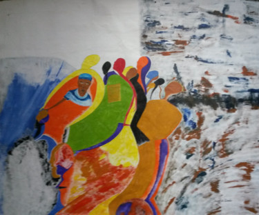 제목이 "Création inachevée"인 미술작품 Ivann Deweare Lindor로, 원작, 아크릴