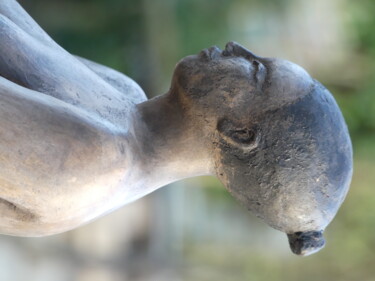 Sculpture intitulée "Sonia (détail)" par Pascal Borgo, Œuvre d'art originale, Terre cuite