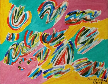 Peinture intitulée "Tourbillon - Acryli…" par Carlos Vieira, Œuvre d'art originale, Acrylique Monté sur Châssis en bois