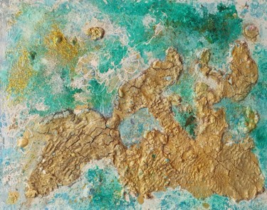 绘画 标题为“Golden dreams” 由Ursula Gnech, 原创艺术品, 丙烯