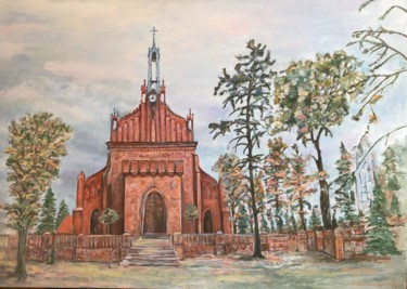 Painting titled "Miłosław" by Danuta Elzbieta Czyzyk, Original Artwork, Acrylic