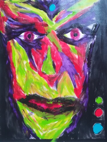 Drawing titled "Dimension" by Seny Jasna, Original Artwork, Acrylic