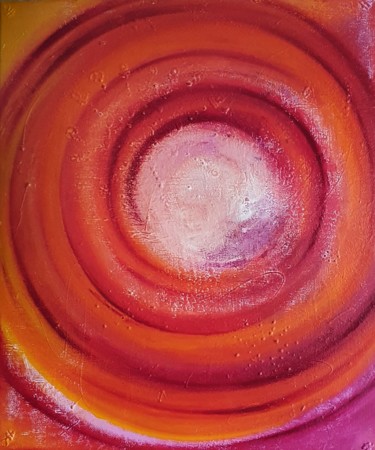 Peinture intitulée "Ferveur" par Nathalie Jaulin, Œuvre d'art originale, Huile