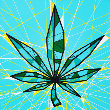 Картина под названием "The plant of wisdom" - Valeriy Chaykin, Подлинное произведение искусства, Маркер