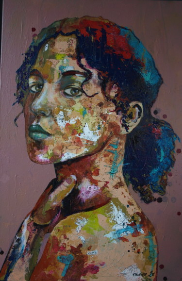Peinture intitulée "ggggggg" par Pascal Fairier, Œuvre d'art originale, Acrylique