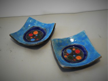 Design titled "duos coupelles carr…" by Armelle Colombier, Original Artwork, Table art
