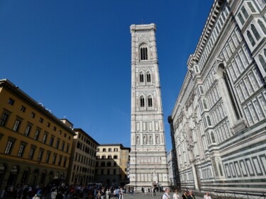 8. Facade Santa Maria del Fiore in Florence and Bell Tower Photography titled "8. Facade Santa Mar…" by Doen, Original Artwork, Digital Photography
