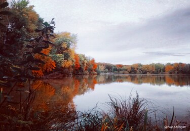Photography titled "Lac de Malsaucy" by Sylvie Metayer, Original Artwork, Digital Photography
