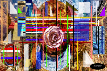 Digital Arts titled "Lioubov Popova  " Л…" by Marc Bulyss, Original Artwork, Digital Painting