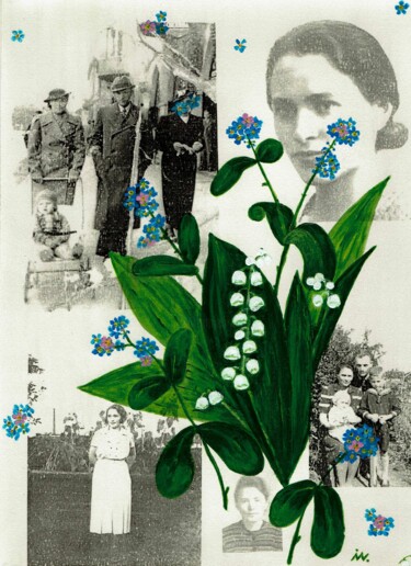 绘画 标题为“Muttertag” 由Ingrid Edith Wekel, 原创艺术品, 丙烯