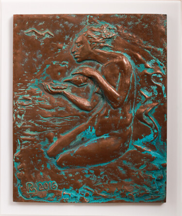 Skulptur mit dem Titel "Tea party" von Mircea Puscas, Original-Kunstwerk, Harz