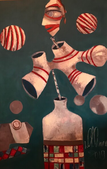 Peinture intitulée "Cоло-2" par Anna Milevskaa, Œuvre d'art originale, Huile