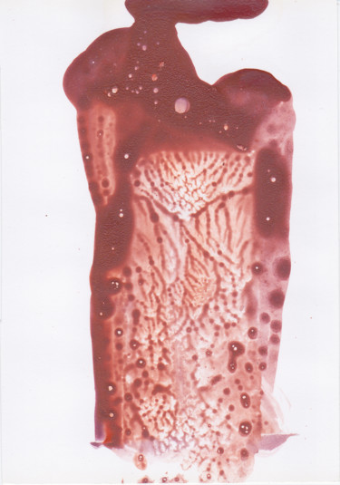 Painting titled "Gestures 018" by Raffaele Iannone, Original Artwork, Pigments
