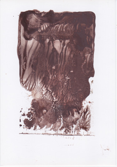 Painting titled "Gestures 020" by Raffaele Iannone, Original Artwork, Pigments