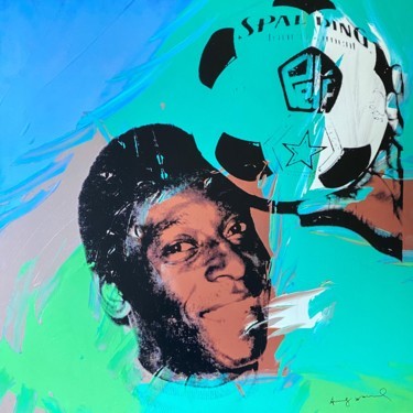 印花与版画 标题为“ANDY WARHOL HANDSIG…” 由Ferdinando Maggiorano, 原创艺术品, 丝网印刷