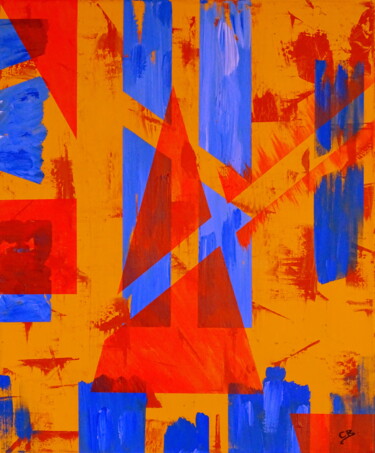 Painting titled "Aphrodite 5" by Conrad Bloemers, Original Artwork, Acrylic