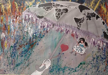 Painting titled "Beti" by Atignas Art, Original Artwork, Acrylic