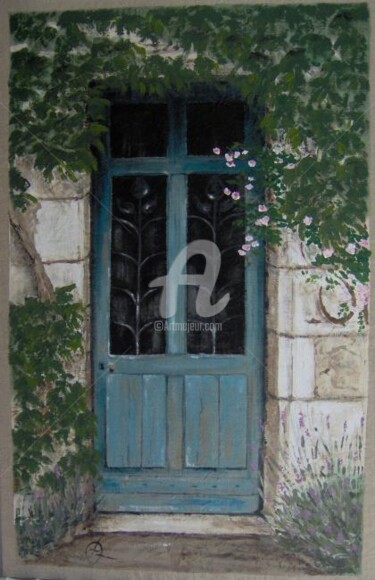 Peinture intitulée "Borderousse" par Jacquotte Gaignault, Œuvre d'art originale