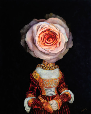 绘画 标题为“Rosalia” 由Natalya Zhadenova, 原创艺术品, 粉彩