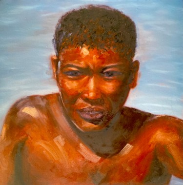 绘画 标题为“Fisherman” 由Charmaine Moore, 原创艺术品, 油
