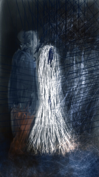 "La dame blanche" başlıklı Dijital Sanat Jacky Patin tarafından, Orijinal sanat, Dijital Resim