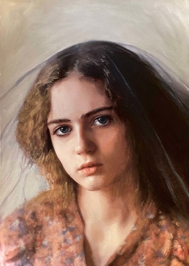 Painting titled "Tristesse" by William Oxer, Original Artwork, Acrylic
