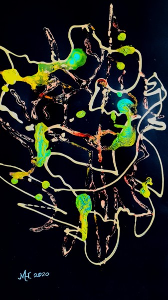 Schilderij getiteld "Eternity" door Marianne Huizinga, Origineel Kunstwerk, Acryl