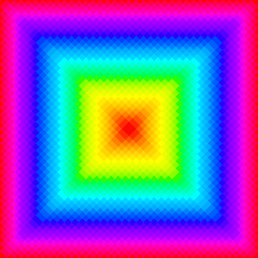 Digital Arts titled "Spectrum Meld" by Paul J. Collins, Original Artwork, 2D Digital Work