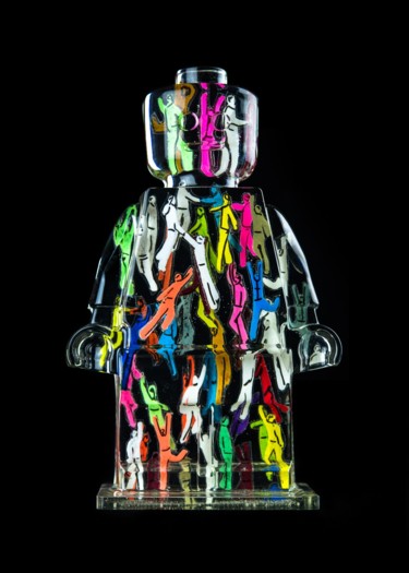 Alter Ego People 132 - Print on PET - Silvia Strobos Buch Printmaking titled "Alter Ego People 13…" by Alessandro Piano, Original Artwork, Digital Print