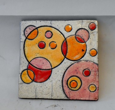 Design titled "dessous de plat ron…" by Armelle Colombier, Original Artwork, Table art