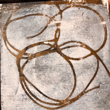印花与版画 标题为“Monotype 20_10” 由Christine Membrez, 原创艺术品, 丝网印刷