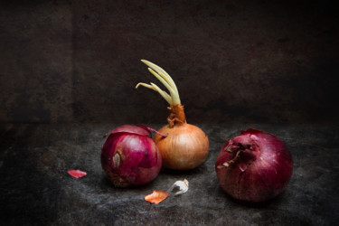 Photographie intitulée "Oignons" par Jean-François Mansencal, Œuvre d'art originale, Photographie numérique
