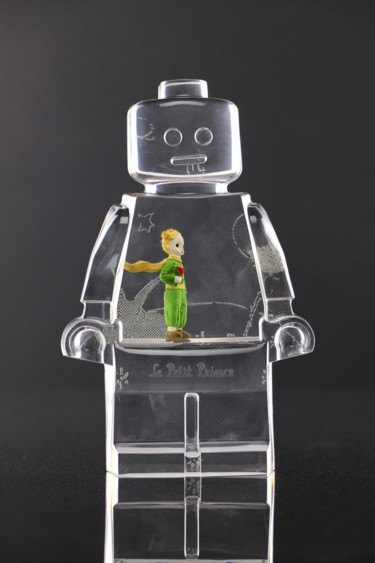 ROBOCLUSION le petit prince Sculpture intitulée "ROBOCLUSION le peti…" par Vincent Sabatier (VerSus), Œuvre d'art originale, Résine